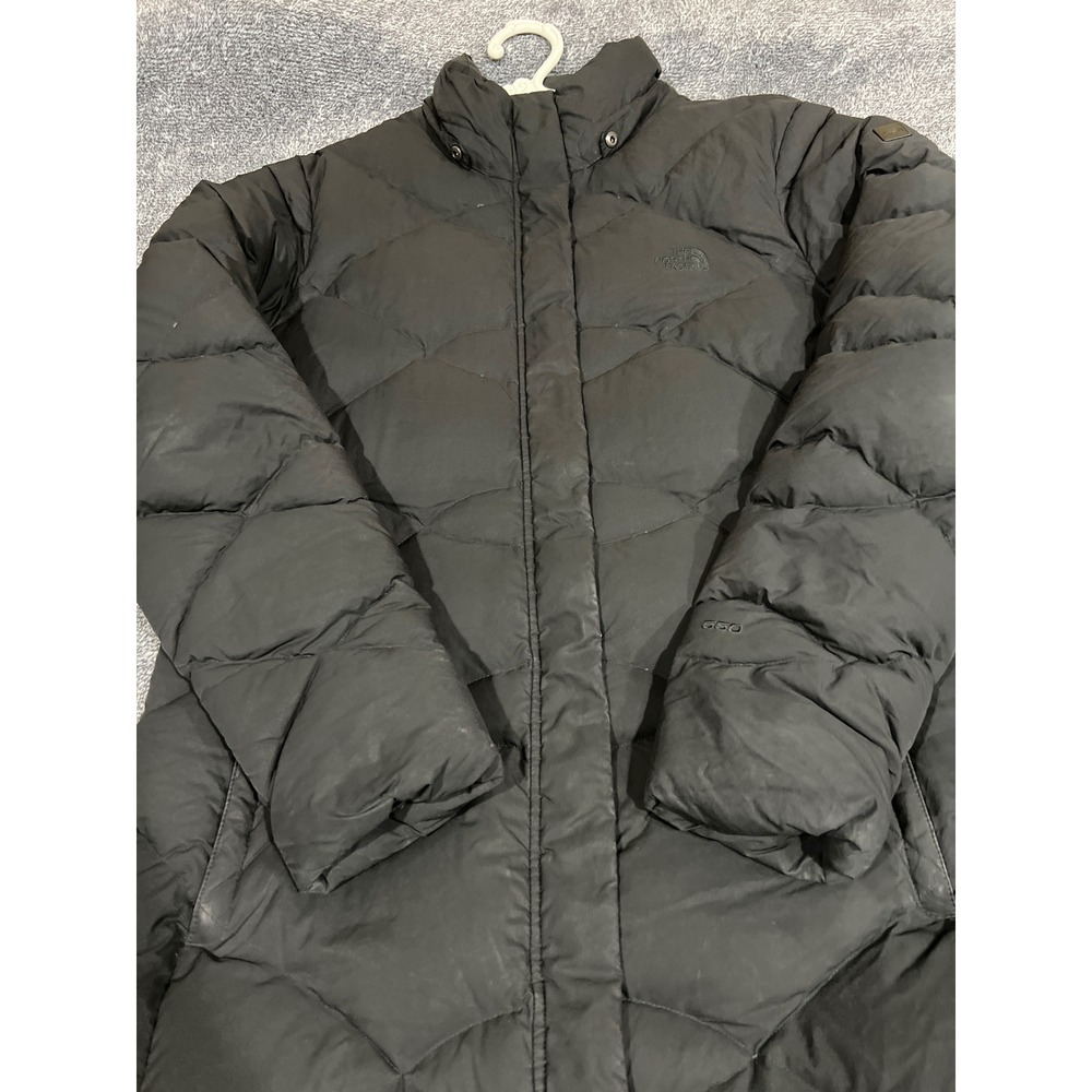 The North Face Miss Metro Parka Black 550 Down Quilted Winter Coat Womens XL - Picture 9 of 16